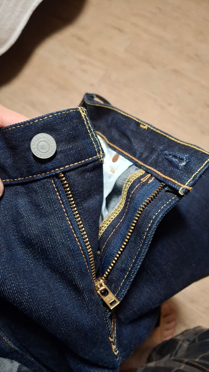 리바이스 502 일본판 셀비지데님  상품이미지6