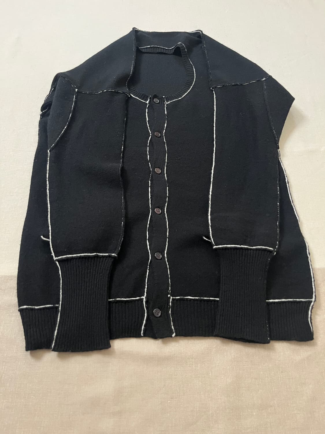 요지야마모토 기모노 스티치 가디건 yohji yamamoto Y’s 상품이미지3