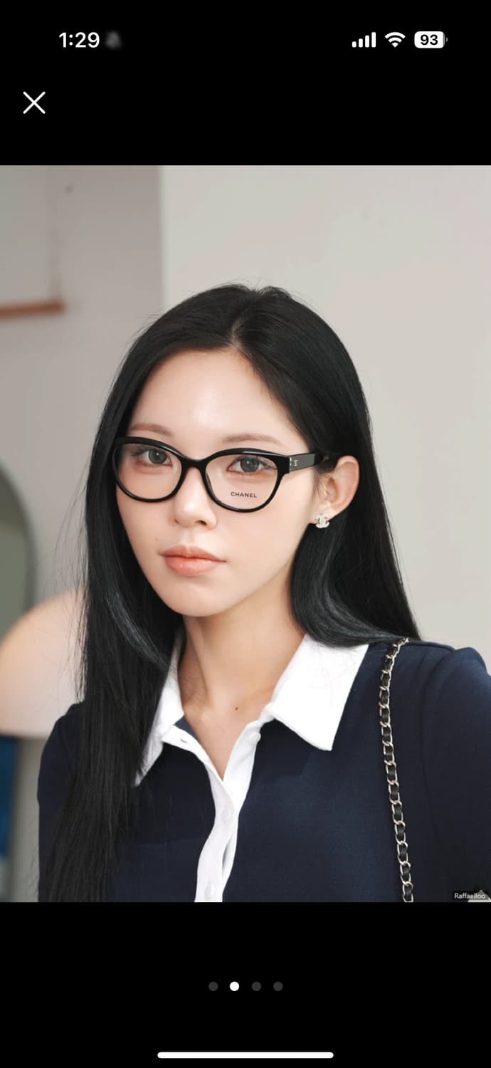 샤넬 트리플 펄 버터플라이 안경 CH3440H  상품이미지2