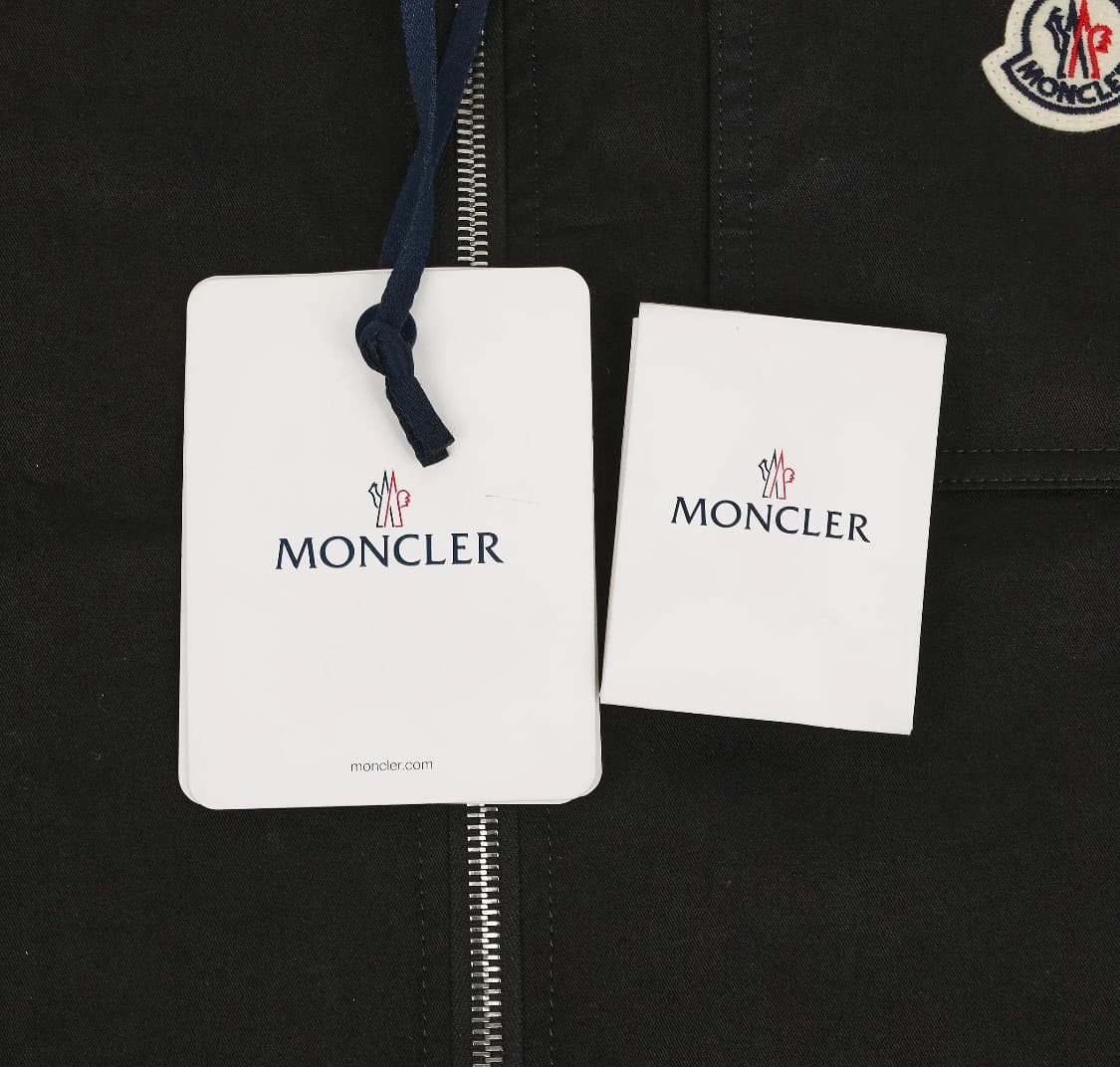 [S급] 몽클레르 코튼 개버딘 집업 셔츠 자켓 블랙 판매합니다!!! 상품이미지2
