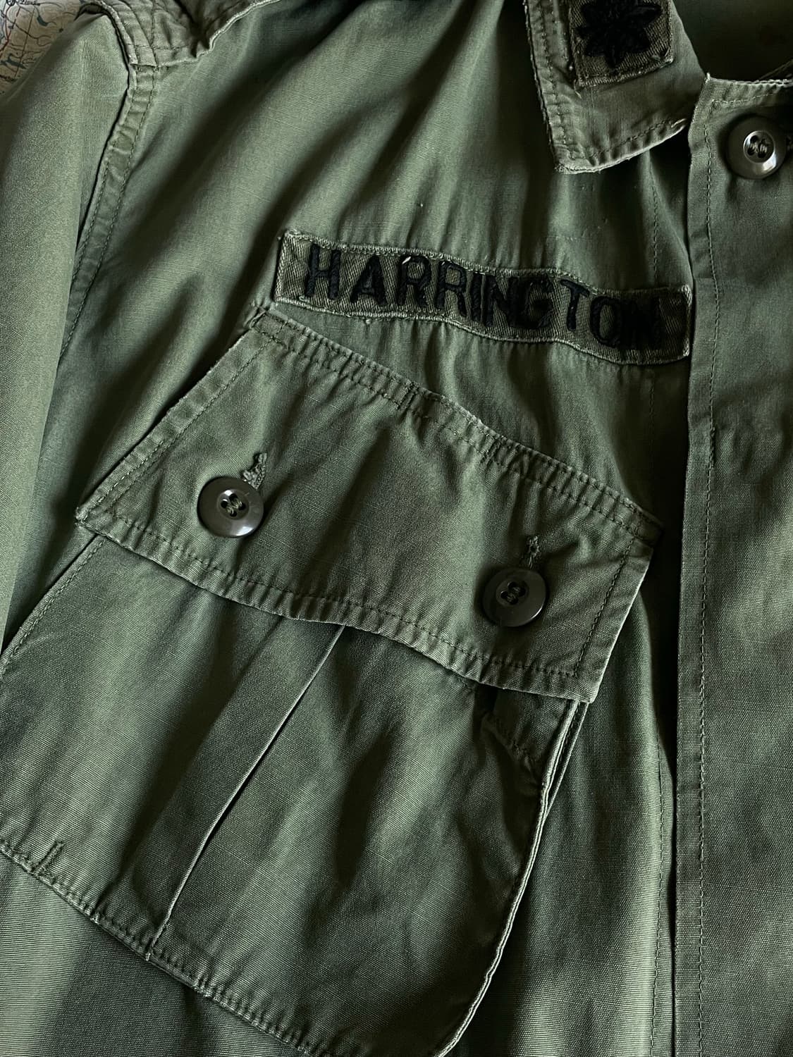 60s US ARMY Jungle Fatigue Jacket 1st 상품이미지3