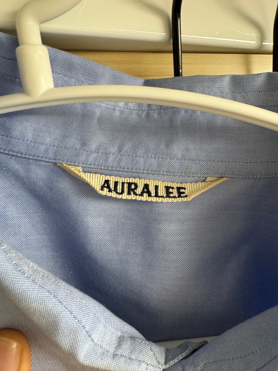 오라리 FINX OX 샴브레이 셔츠 5사이즈 상품이미지2