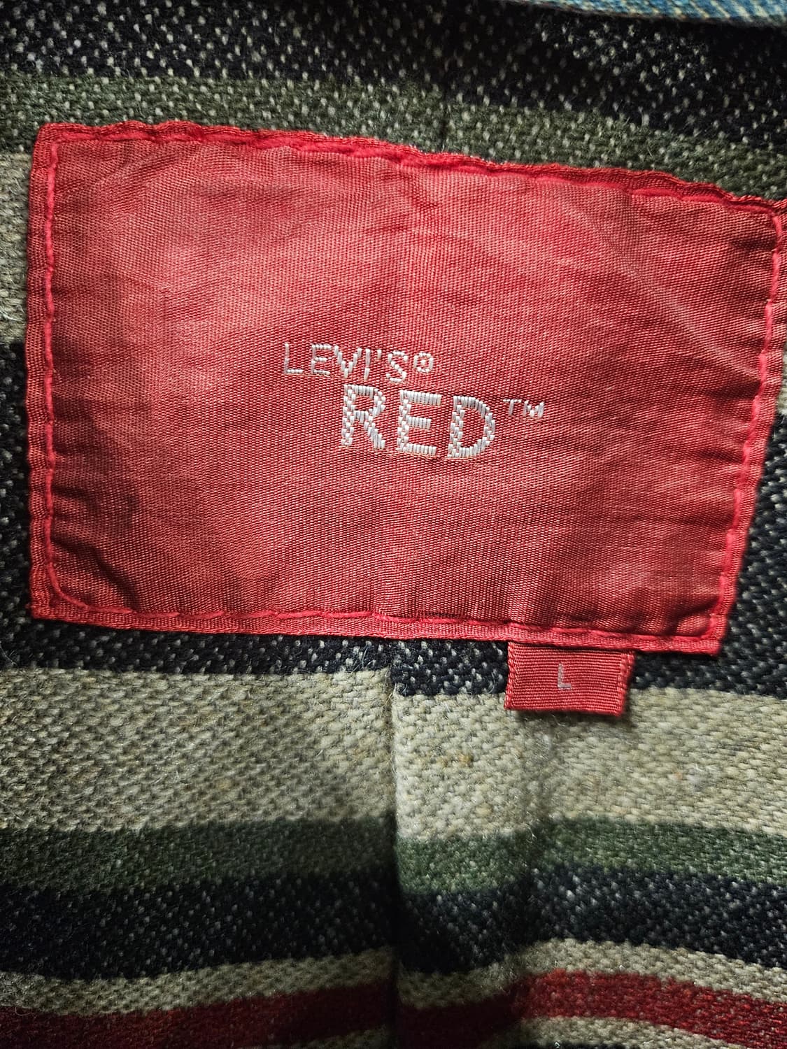 리바이스 레드 타입 4 레더 데님 자켓 L 상품이미지2