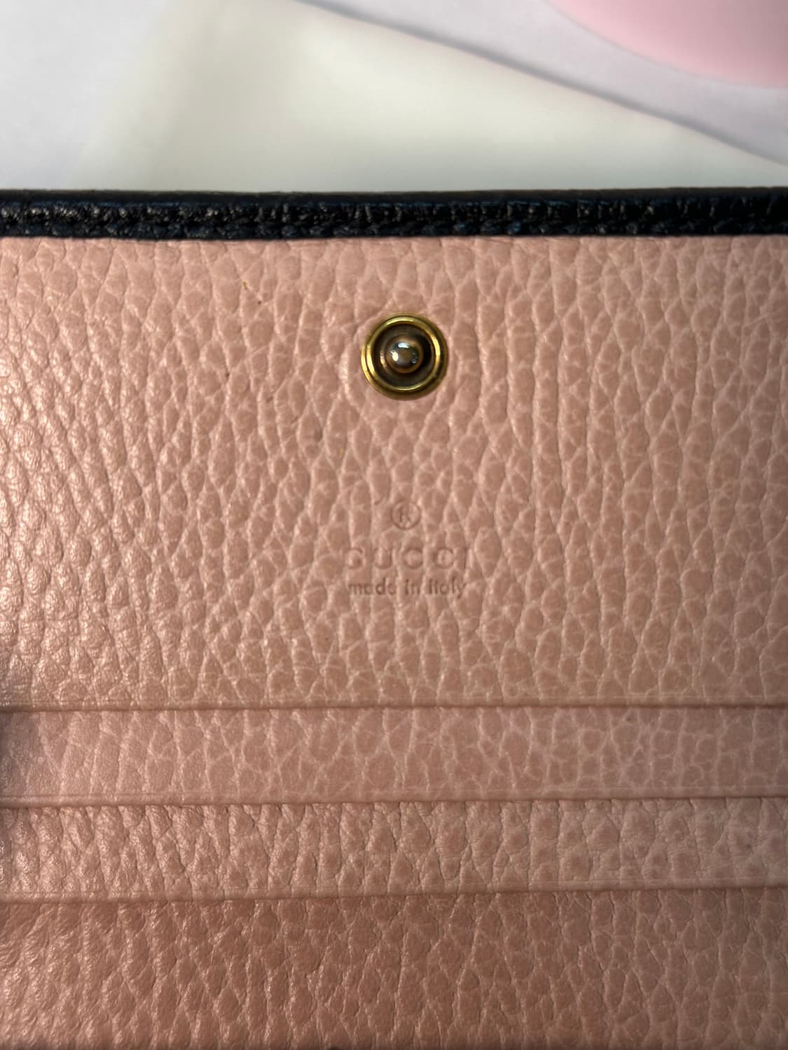 [정품] 구찌 마몽 금장 반지갑 리본보우 상품이미지6