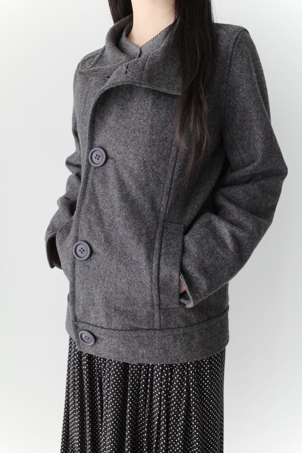 button vintage coat 상품이미지6