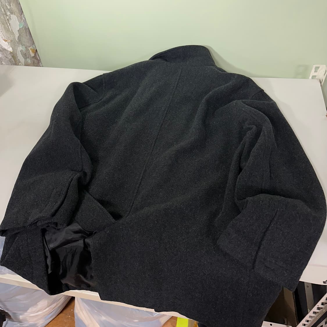 105 XL 리바이스 챠콜 로고배색 울자켓 상품이미지10