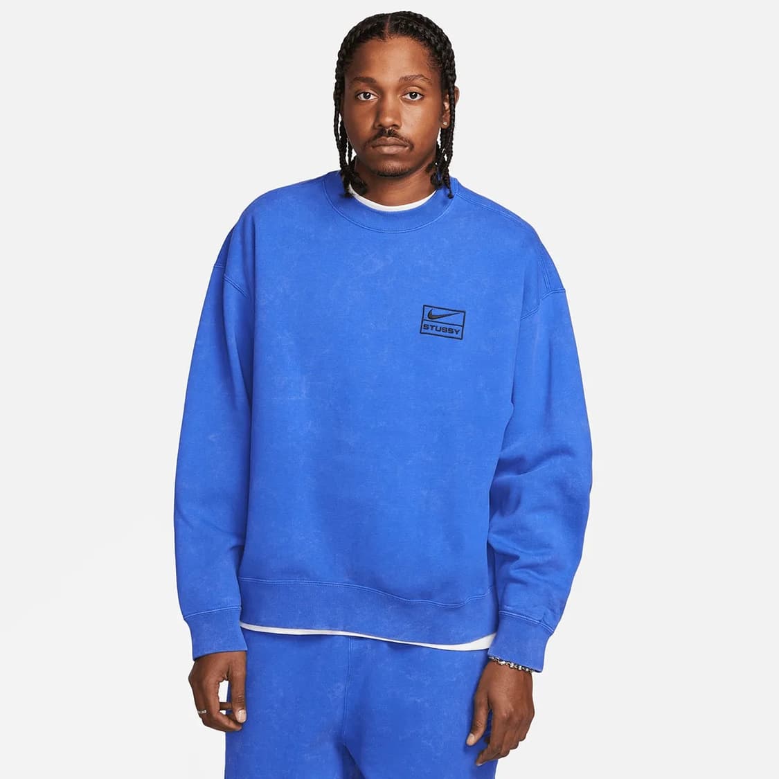 나이키 X 스투시 스웻셔츠 (블루컬러) 상품이미지1
