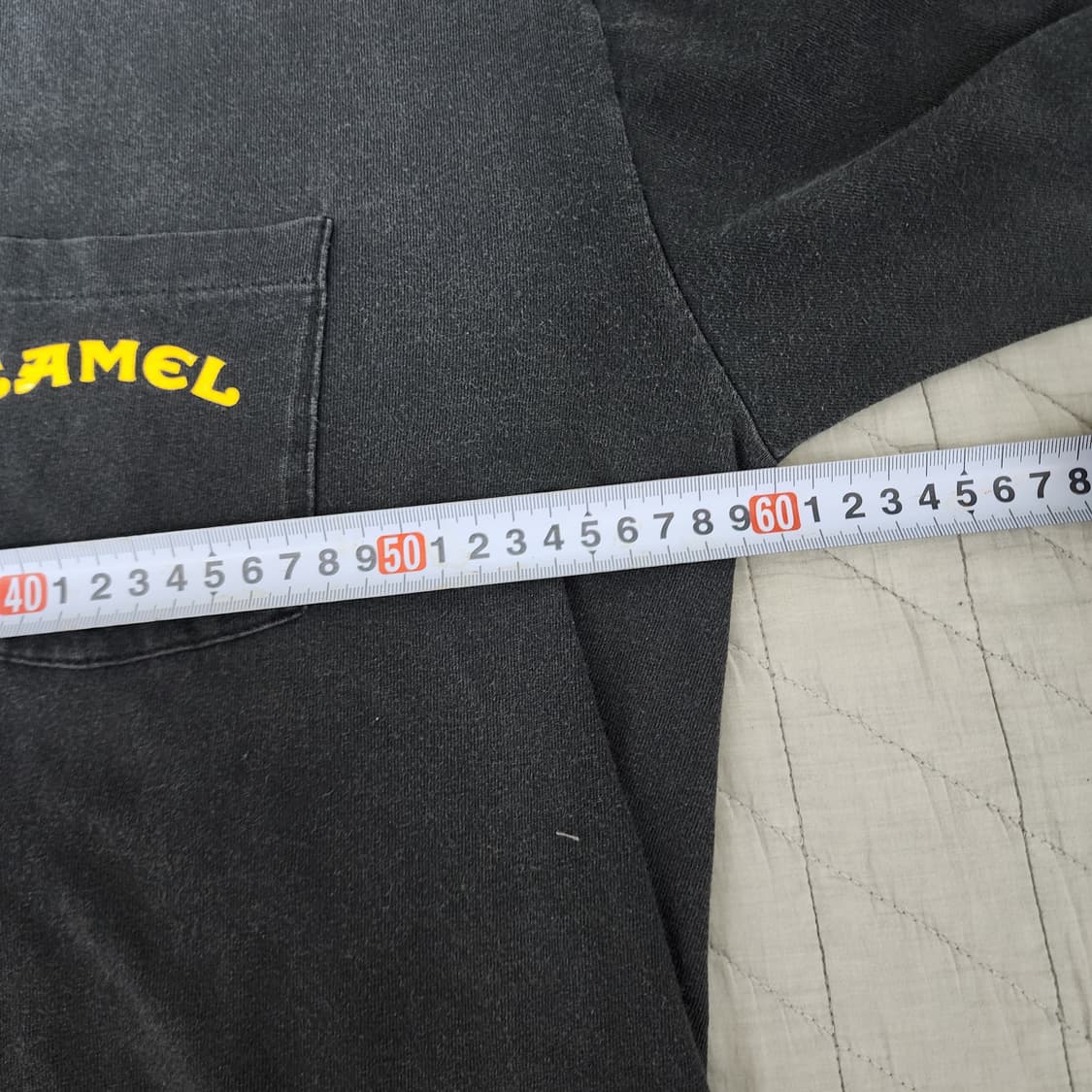 [XL] 90s 빈티지 카멜 프로모 본 투비 스무스 포켓 티셔츠 페이디드 상품이미지7