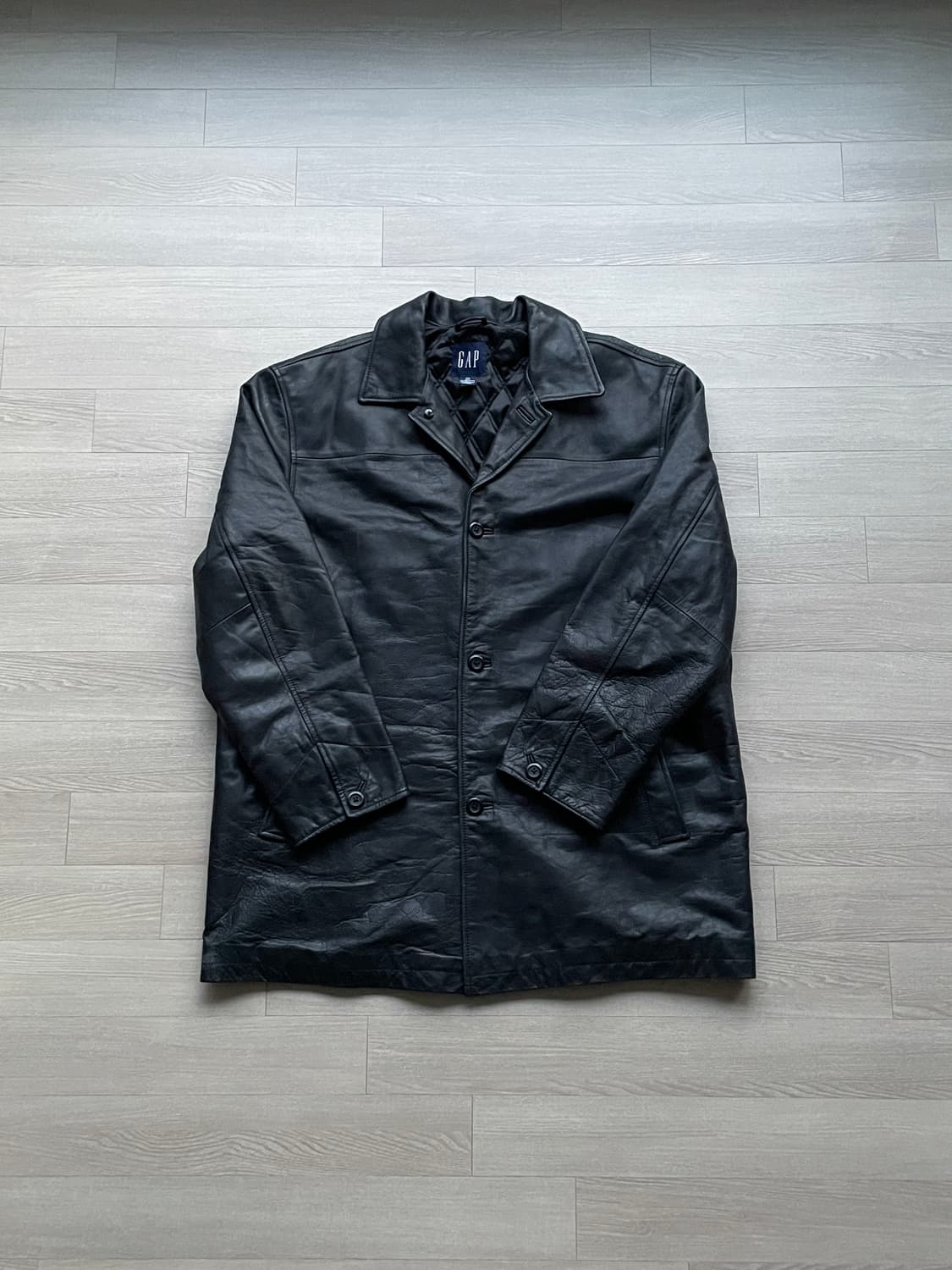 90s 올드갭 레더 카코트 gap carcoat 상품이미지1