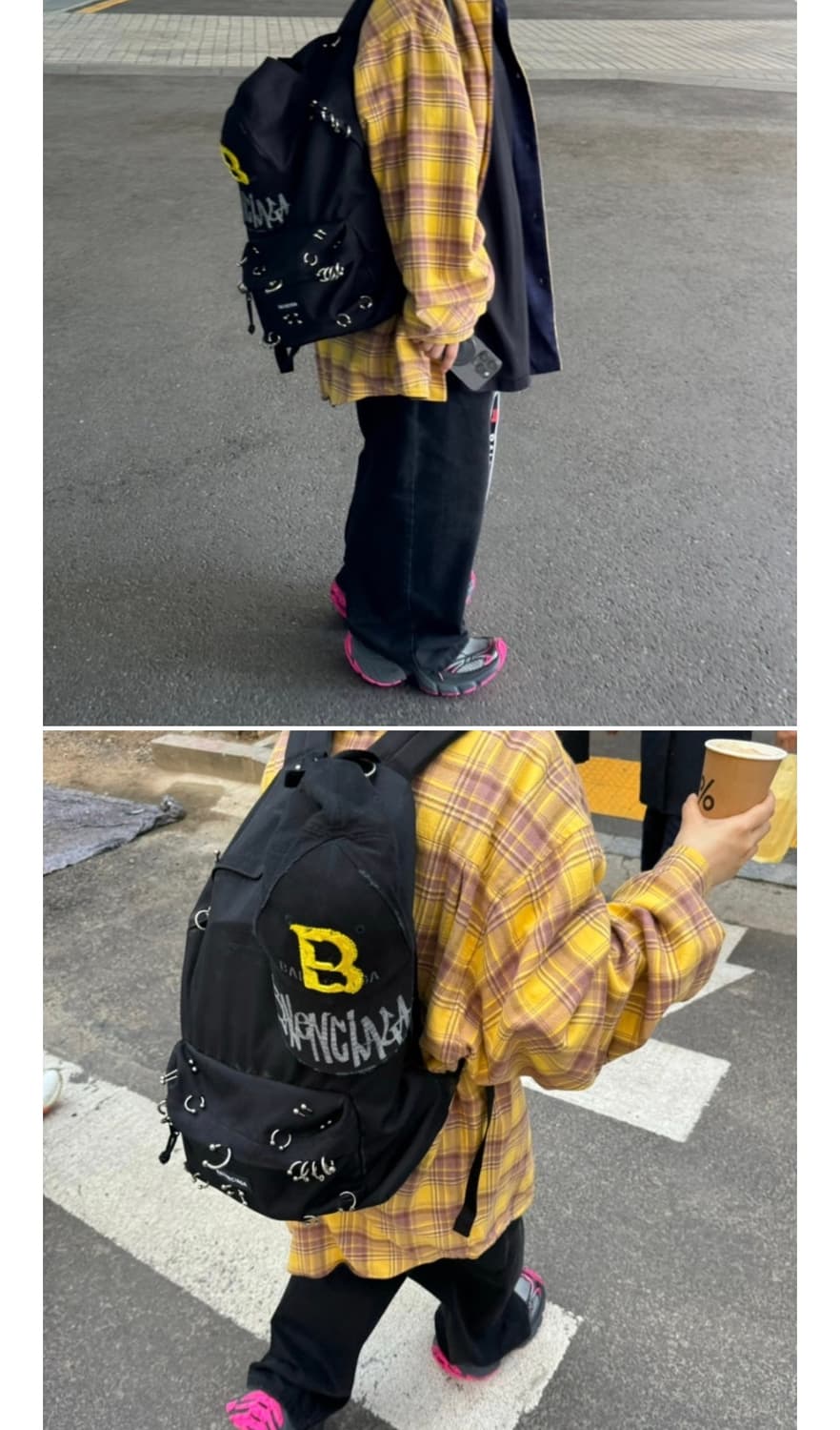 발렌시아가 리버시빌 플란넬셔츠 M 새상품 상품이미지9