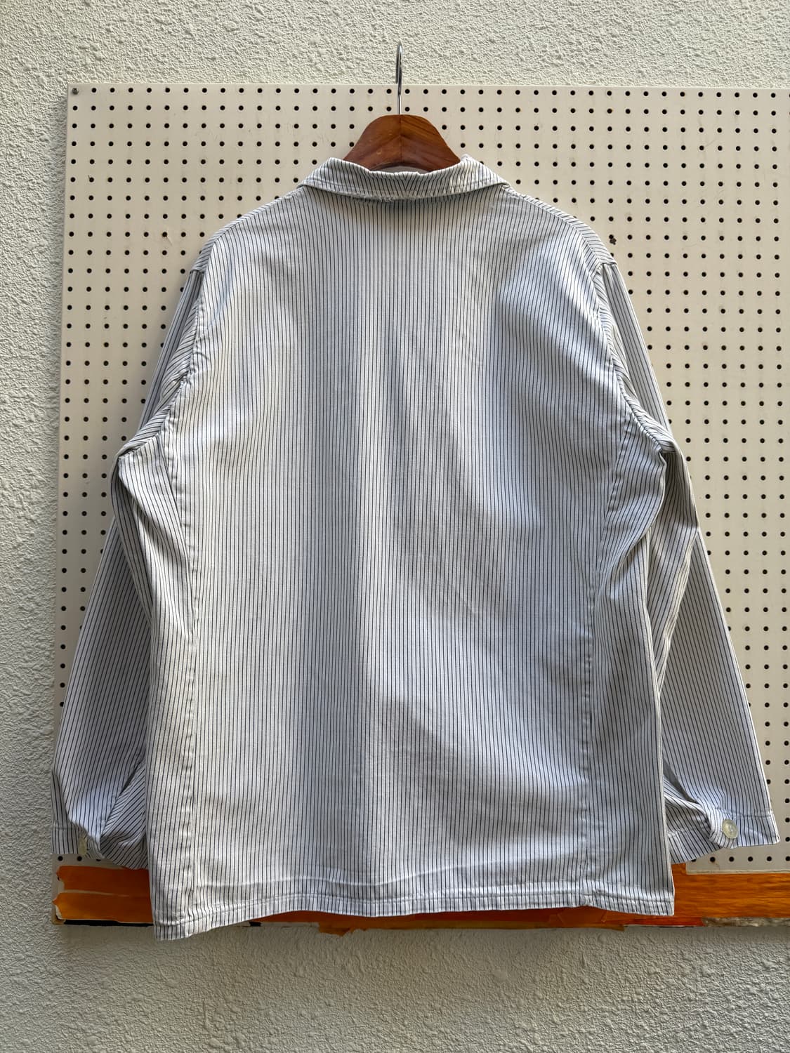 1980s EURO KARBA HICKORY STRIPE 프렌치워크자켓 상품이미지2