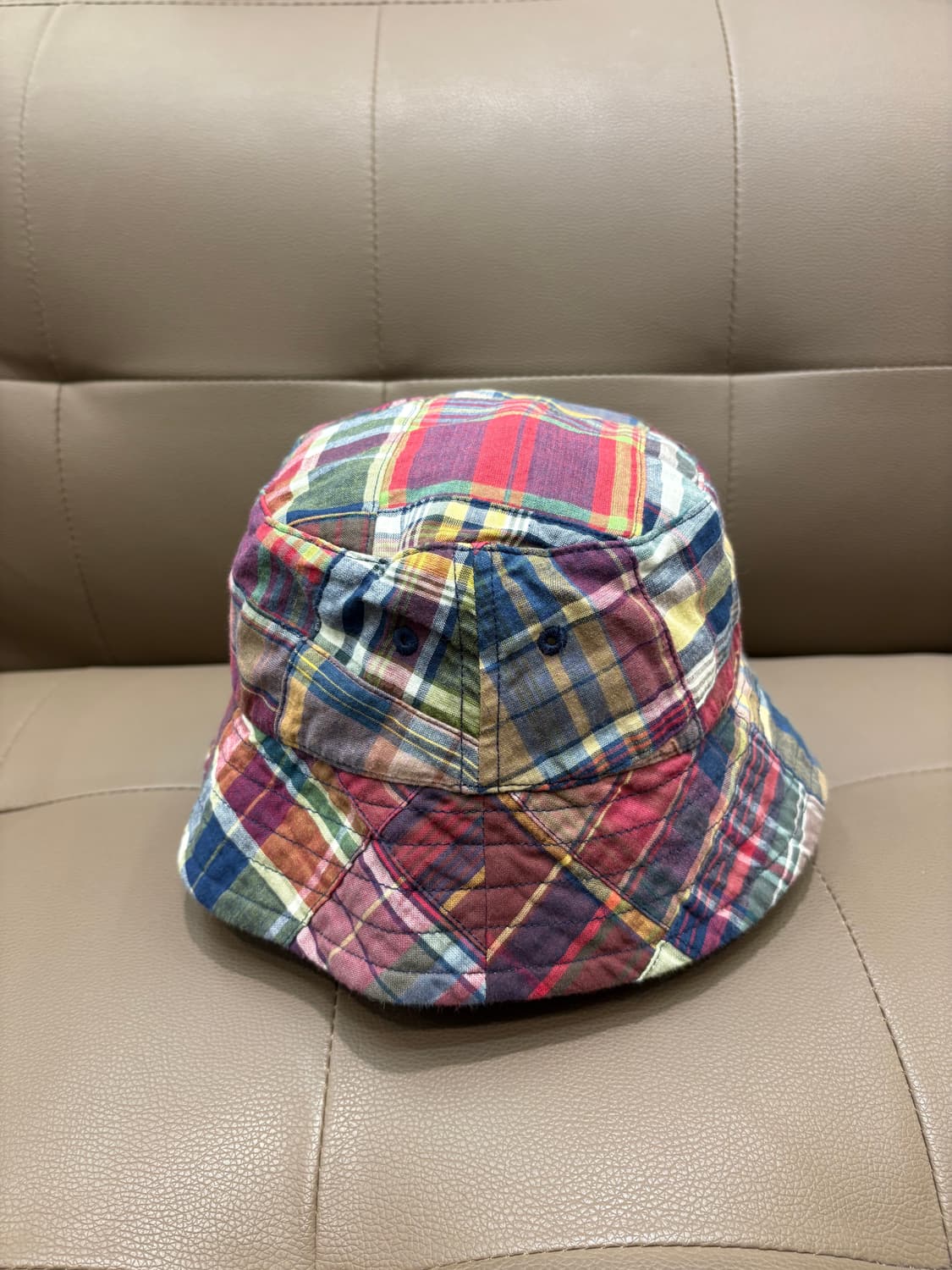 폴로 랄프로렌 마드라스 패턴 버킷햇 상품이미지4