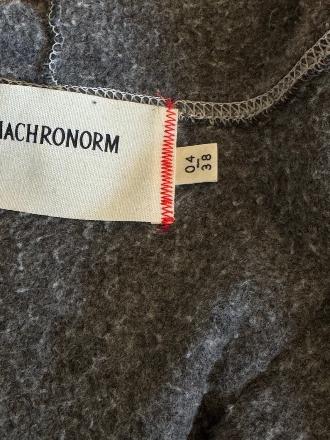 아나크로놈 회색 오버핏 후드집업 38 상품이미지4