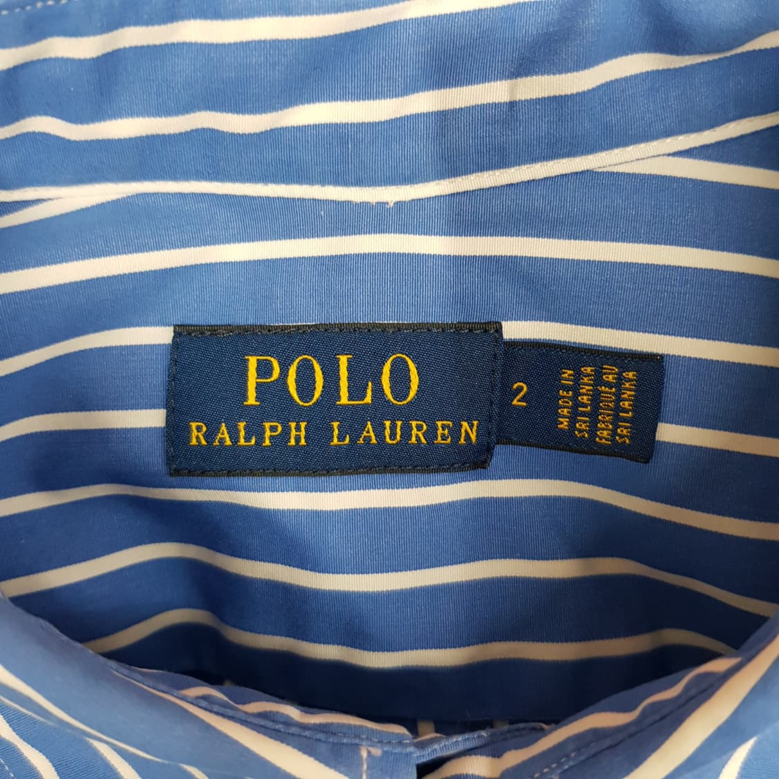 폴로 랄프 로렌 블루 스트라이프 셔츠 원피스 2사이즈 상품이미지6