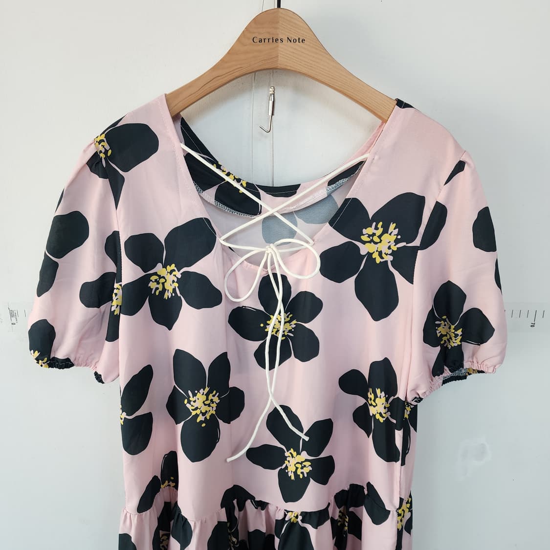 로잘린 핑크 플라워 원피스 상품이미지2