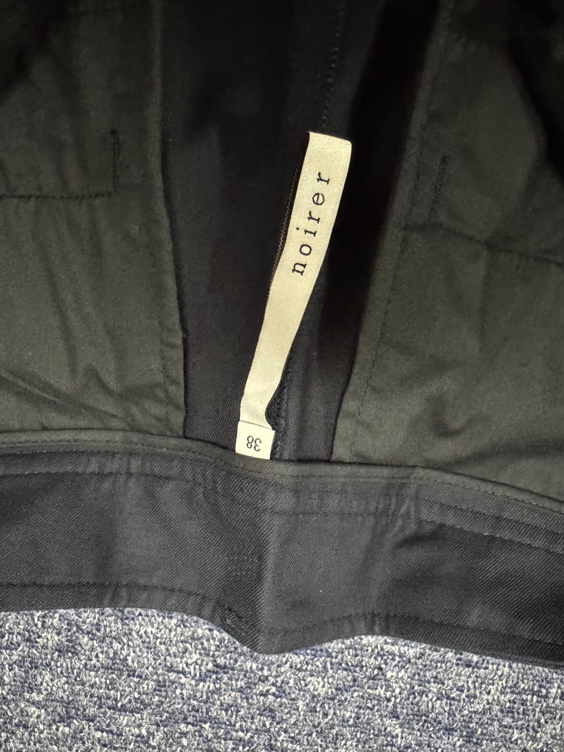 [38]노이어포우먼 와이드 치노팬츠 네이비 상품이미지3