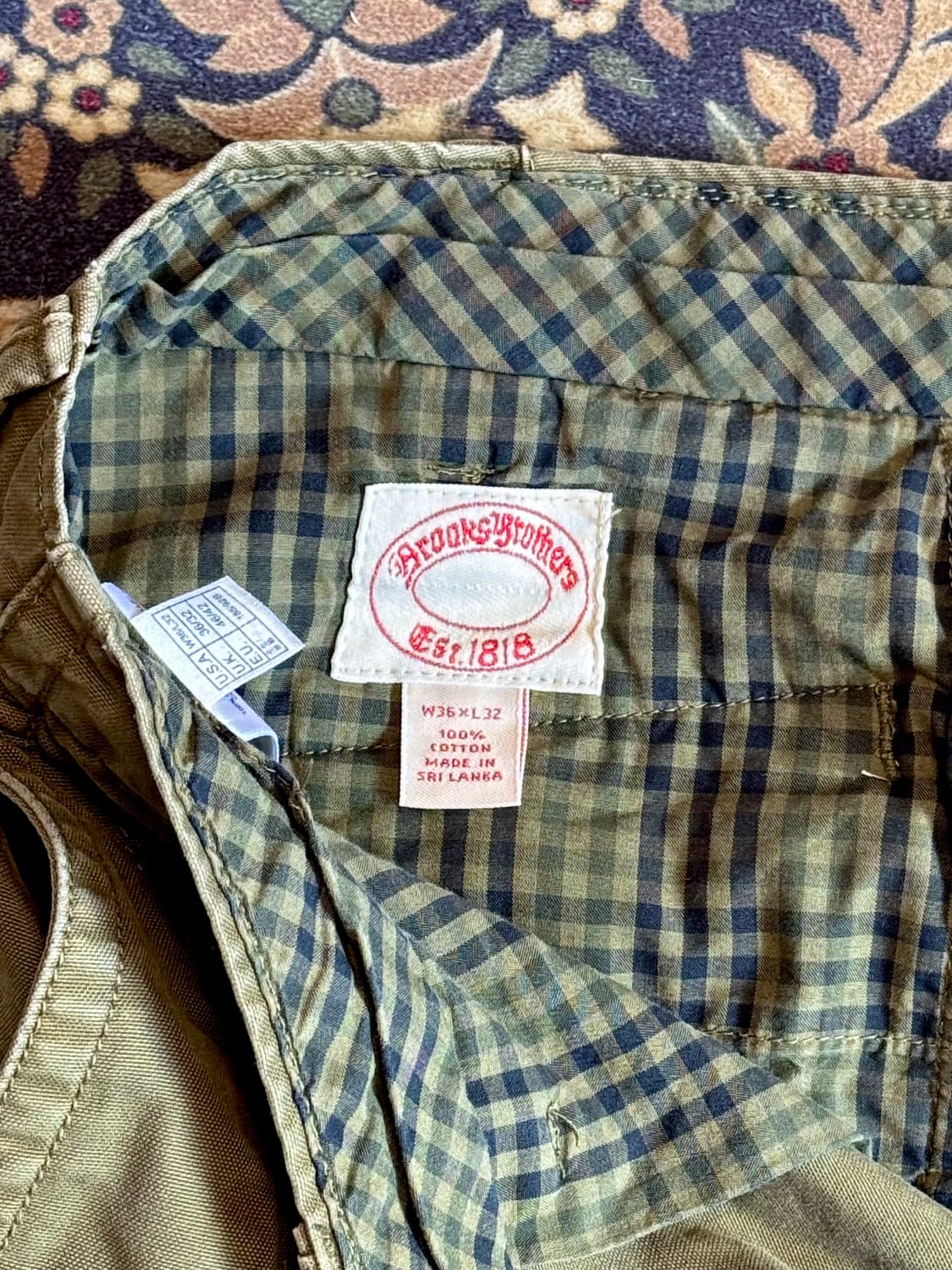 브룩스 브라더스 밀리터리 카고팬츠 상품이미지4