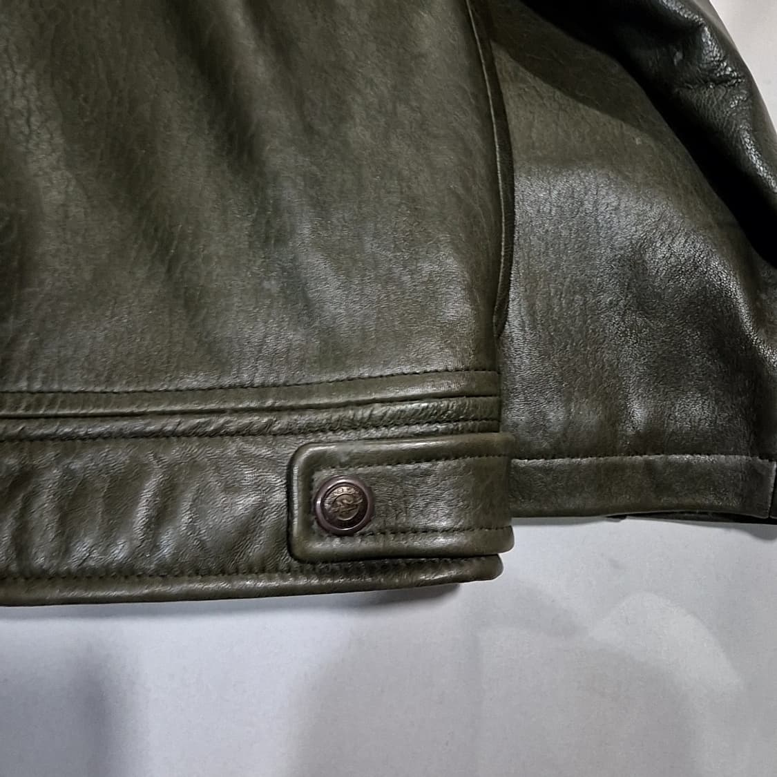 르네아 싱글 가죽 자켓 상품이미지3