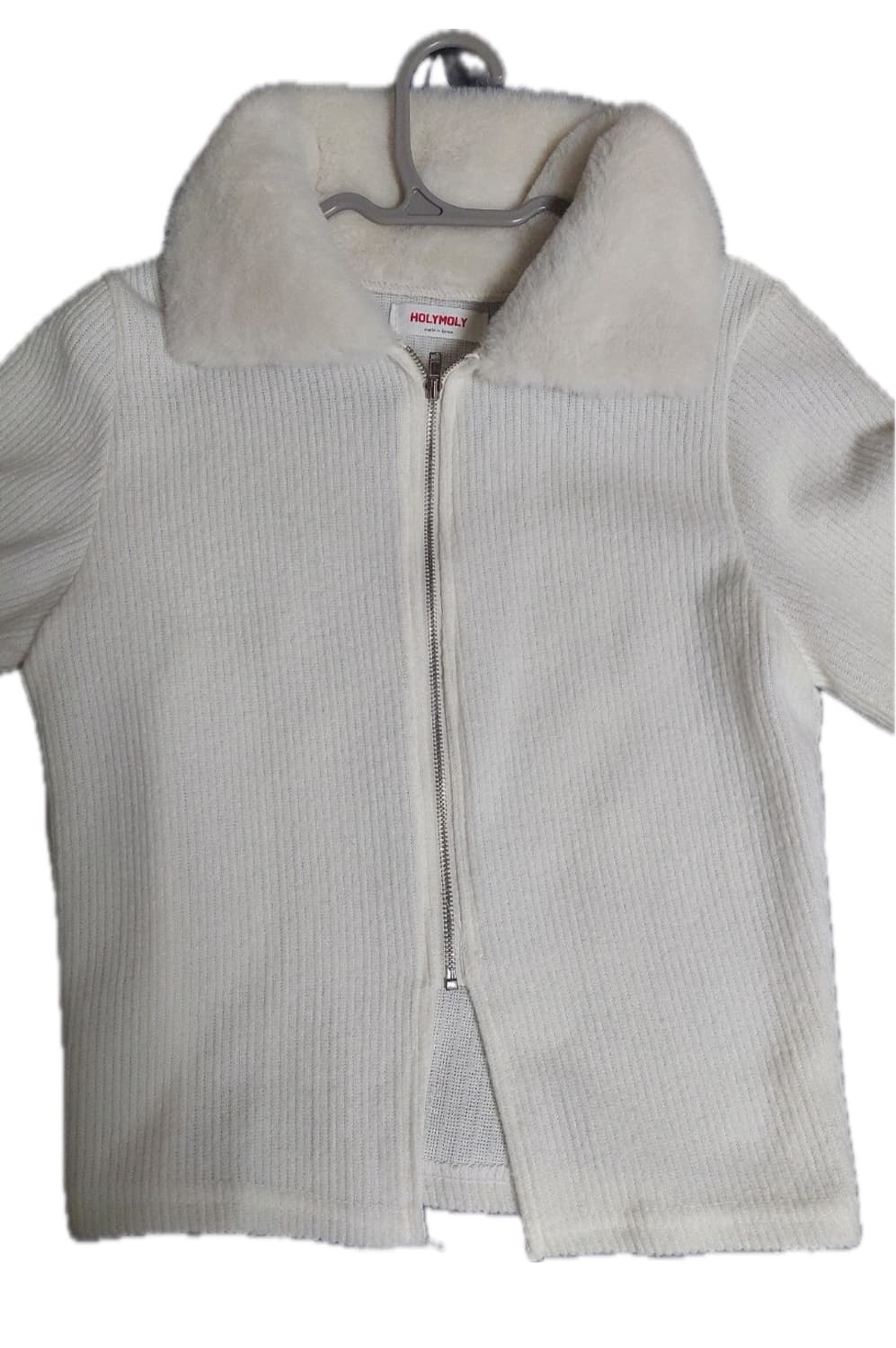 홀리몰리 퍼 카라 집업 상품이미지2