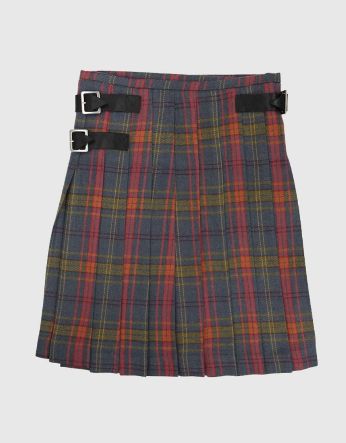 freckle 프레클 체크 플리츠 미디 스커트 상품이미지5