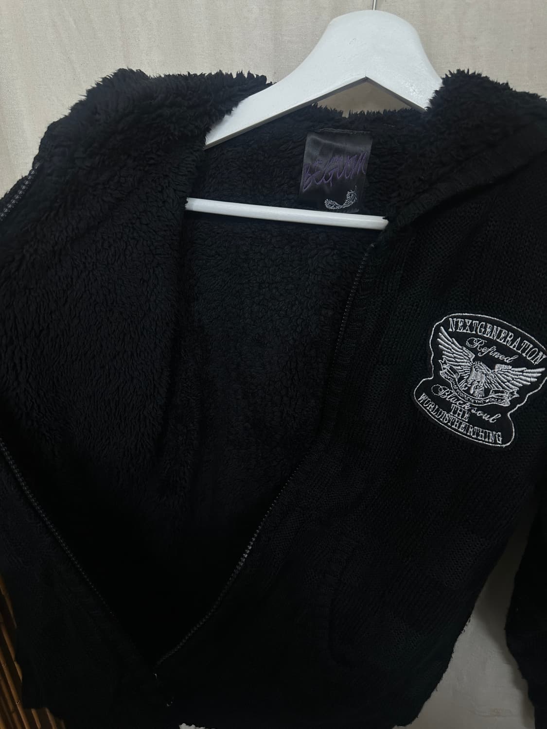 begum 퍼 후드집업 상품이미지4