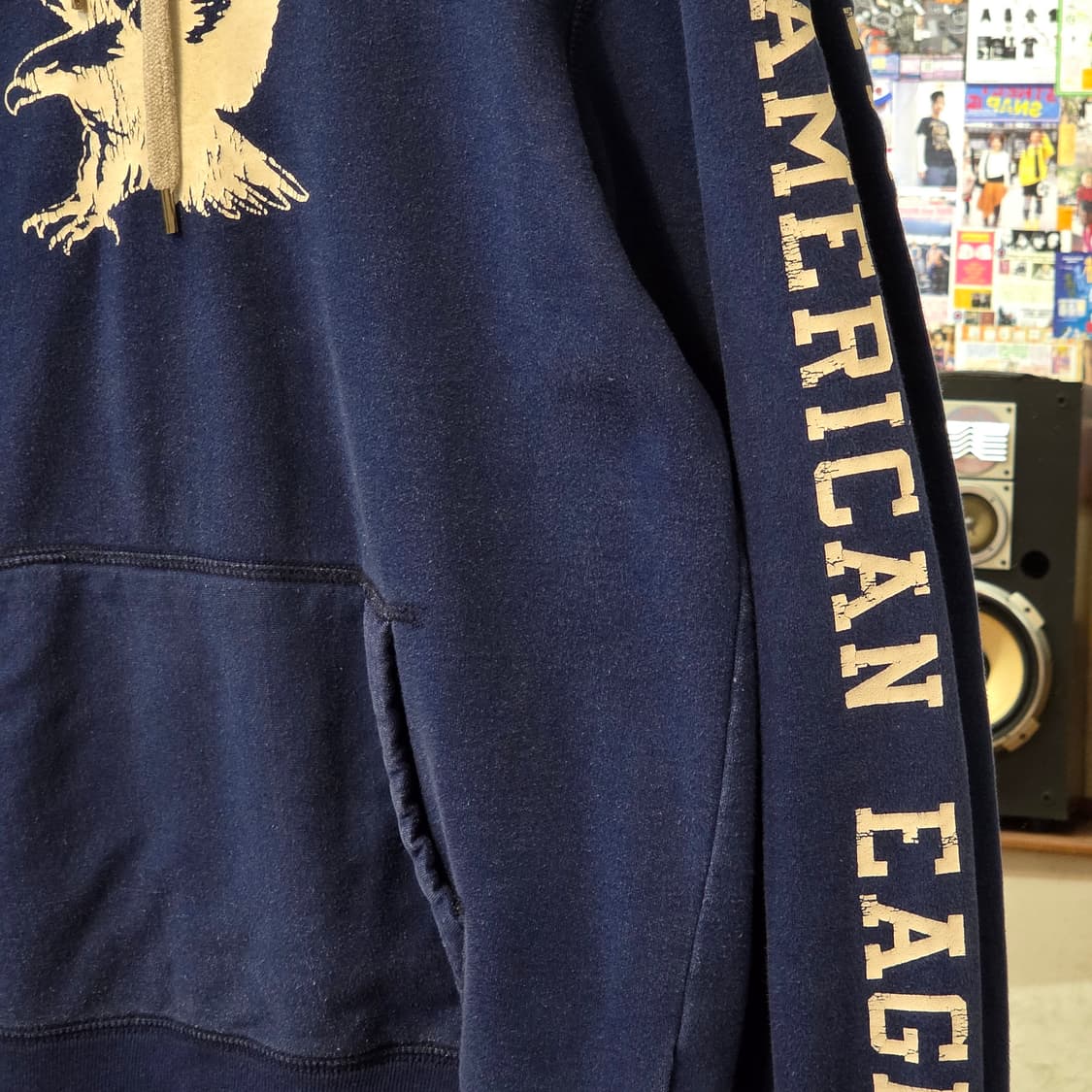 아메리칸 이글 프린팅 오버룩 후드티 상품이미지4