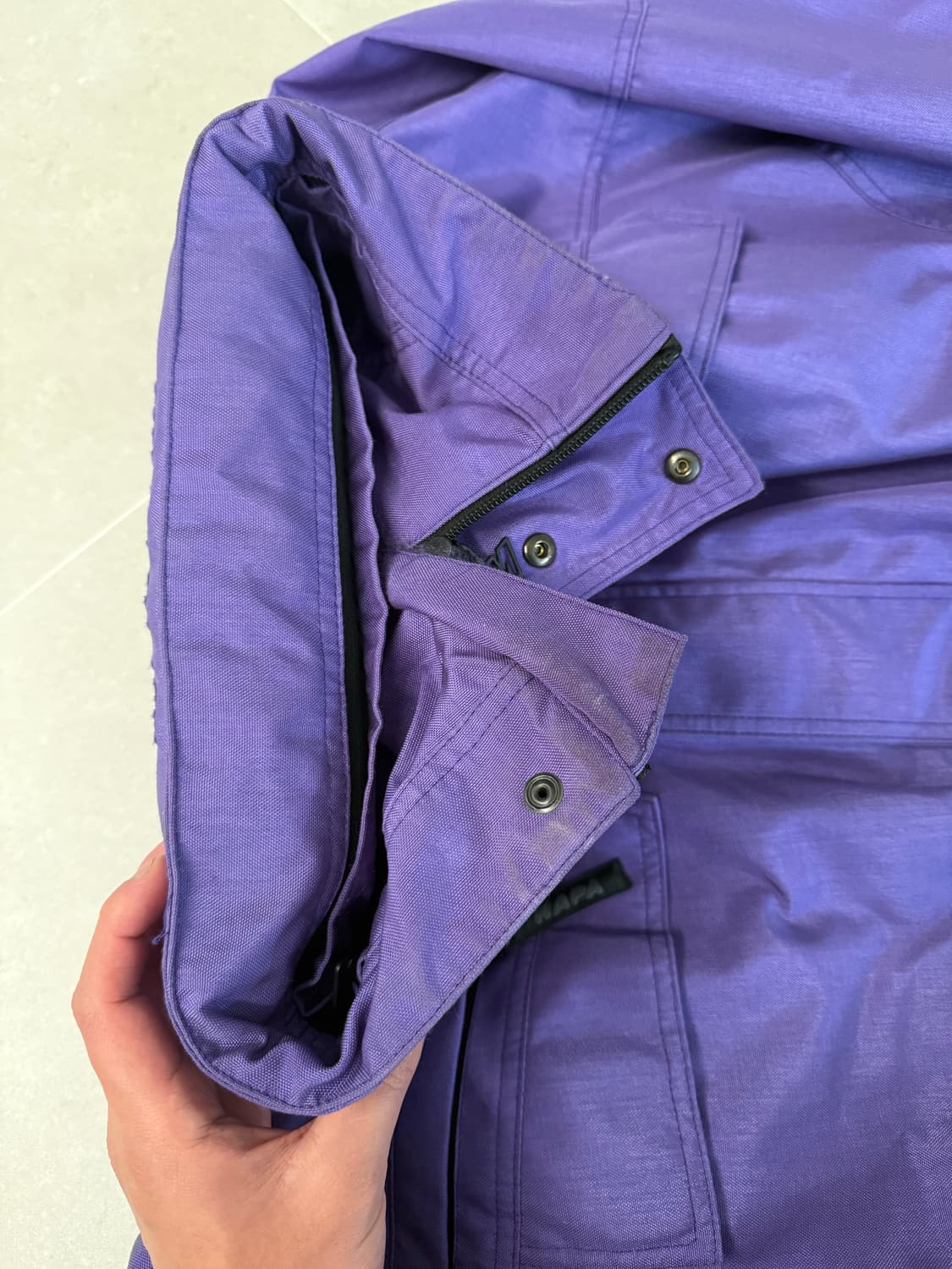 [XL] 마틴로즈 X 나파피리 알로스 자켓 퍼플 상품이미지8