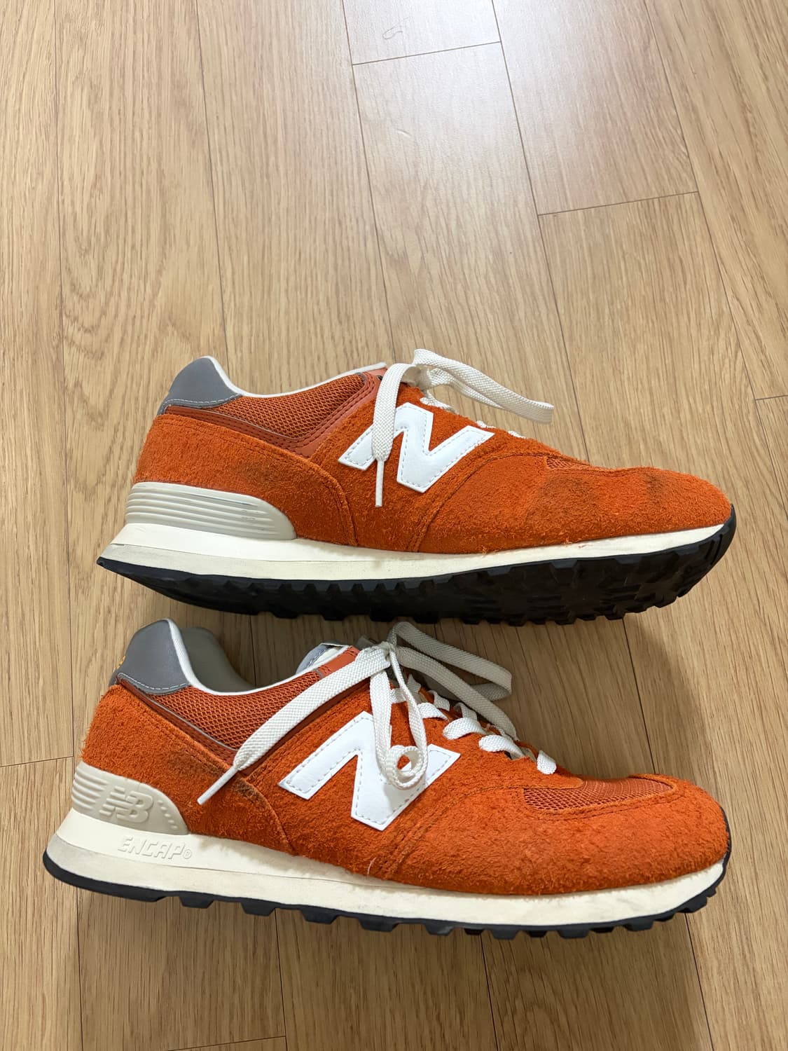 [270]뉴발란스 574 헤리티지 오렌지 상품이미지6