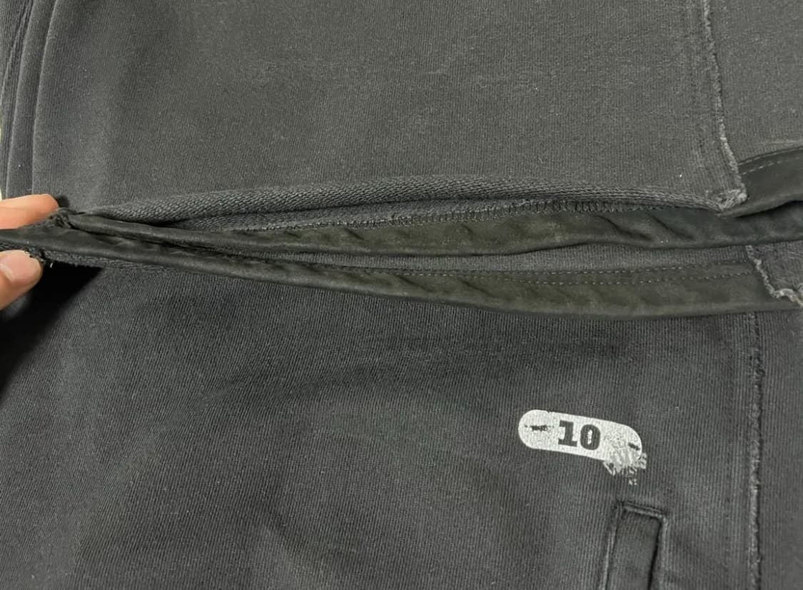 [3] 폴리테루 pe 스웻팬츠 워시드블랙 상품이미지2