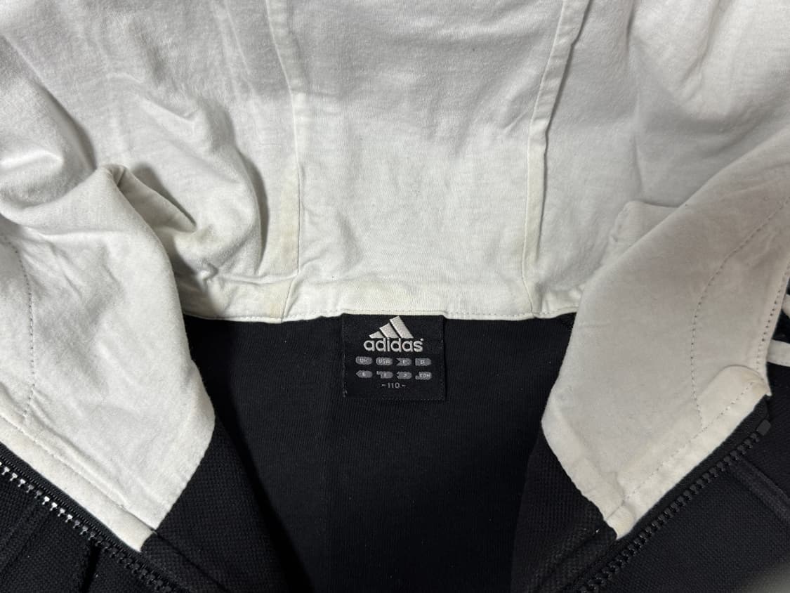 빈티지 아디다스 올드스쿨 삼선 후드집업 상품이미지3
