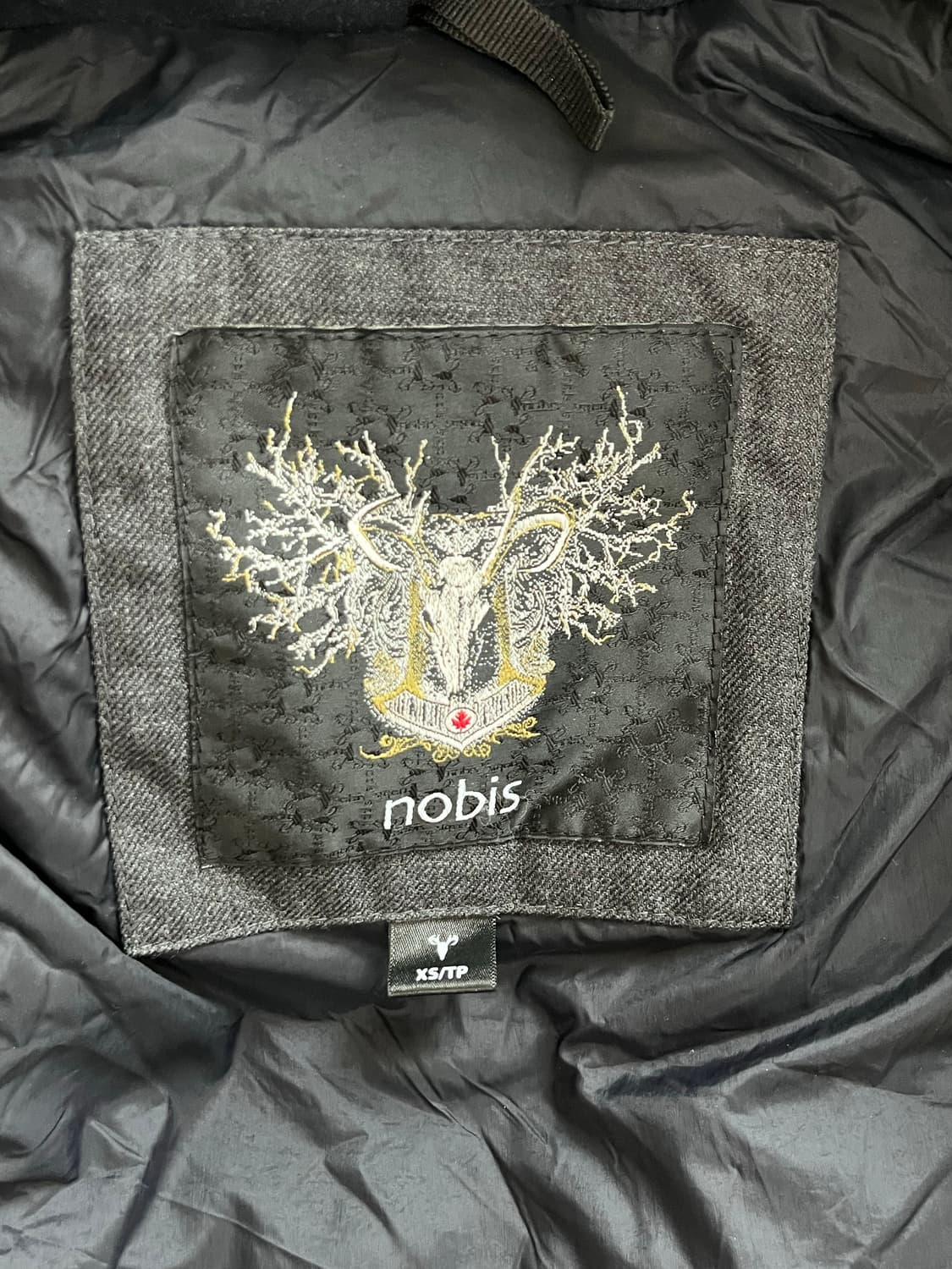 노비스 튤라 스틸그레이 다운 벨티드 패딩 xs 상품이미지7