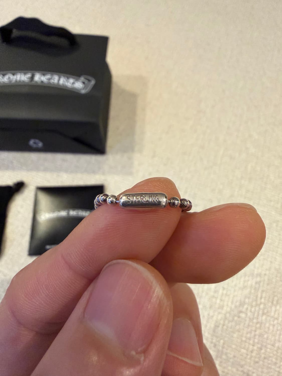 크롬하츠 원볼 타이니 펜던트+볼체인 30 상품이미지3