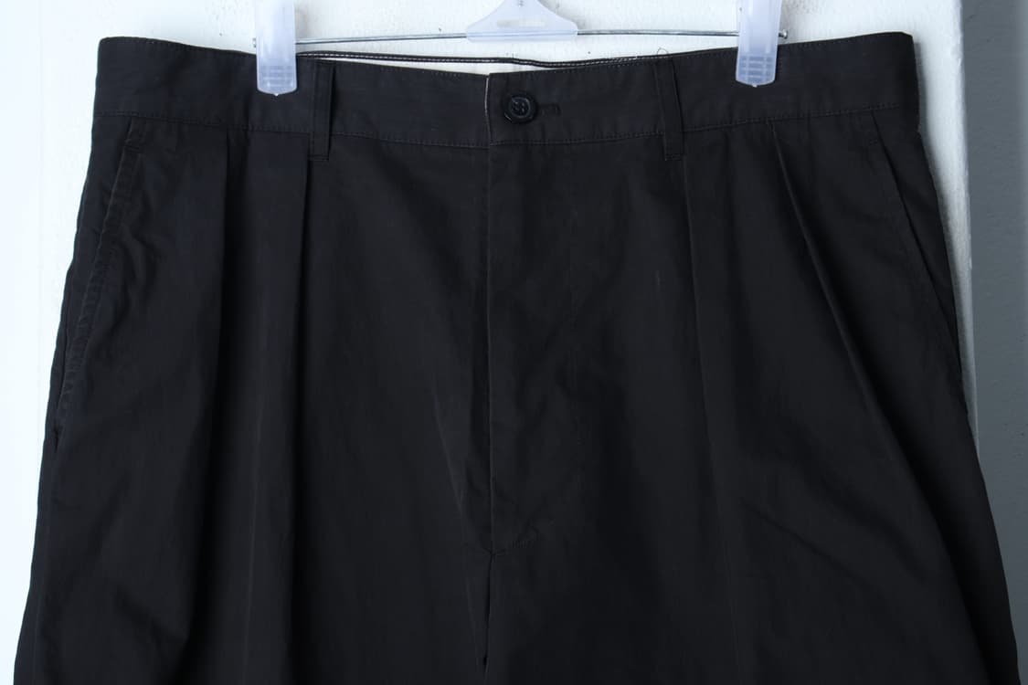 (L-XL) 유니폼브릿지 면바지 팬츠 와이드핏 경량 블랙-P10200 상품이미지3
