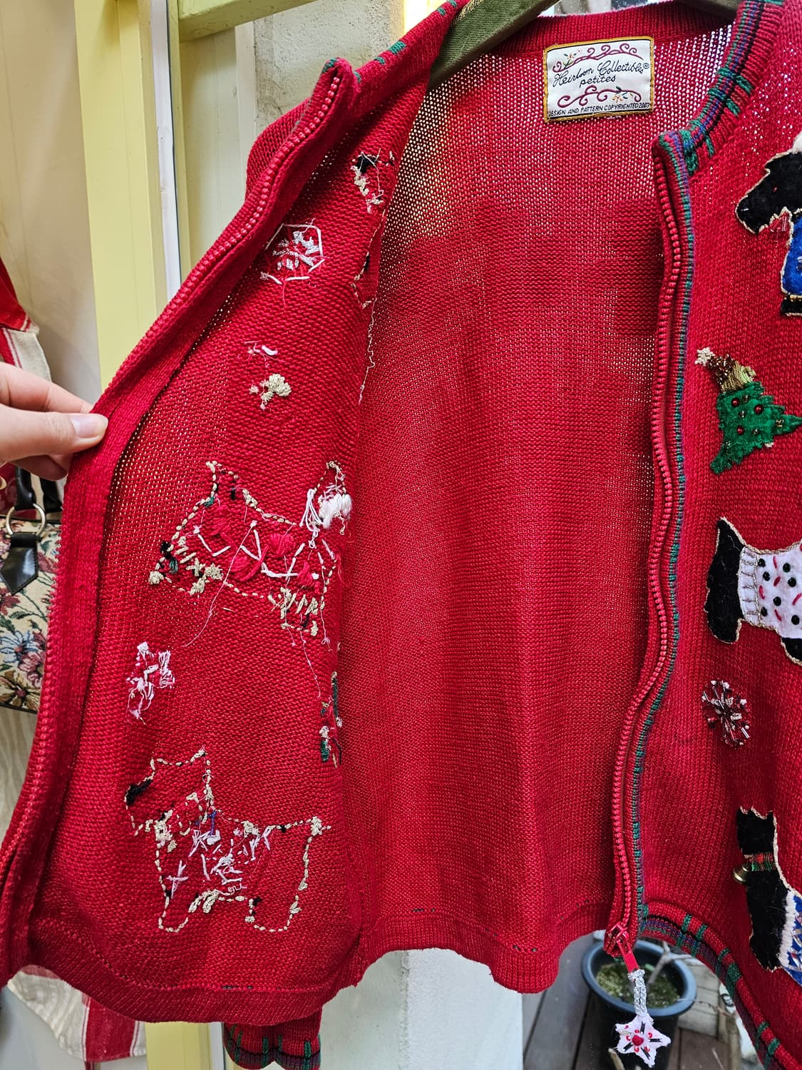 Heirloom collectibles 크리스마스 에디션 집업 가디건 상품이미지8