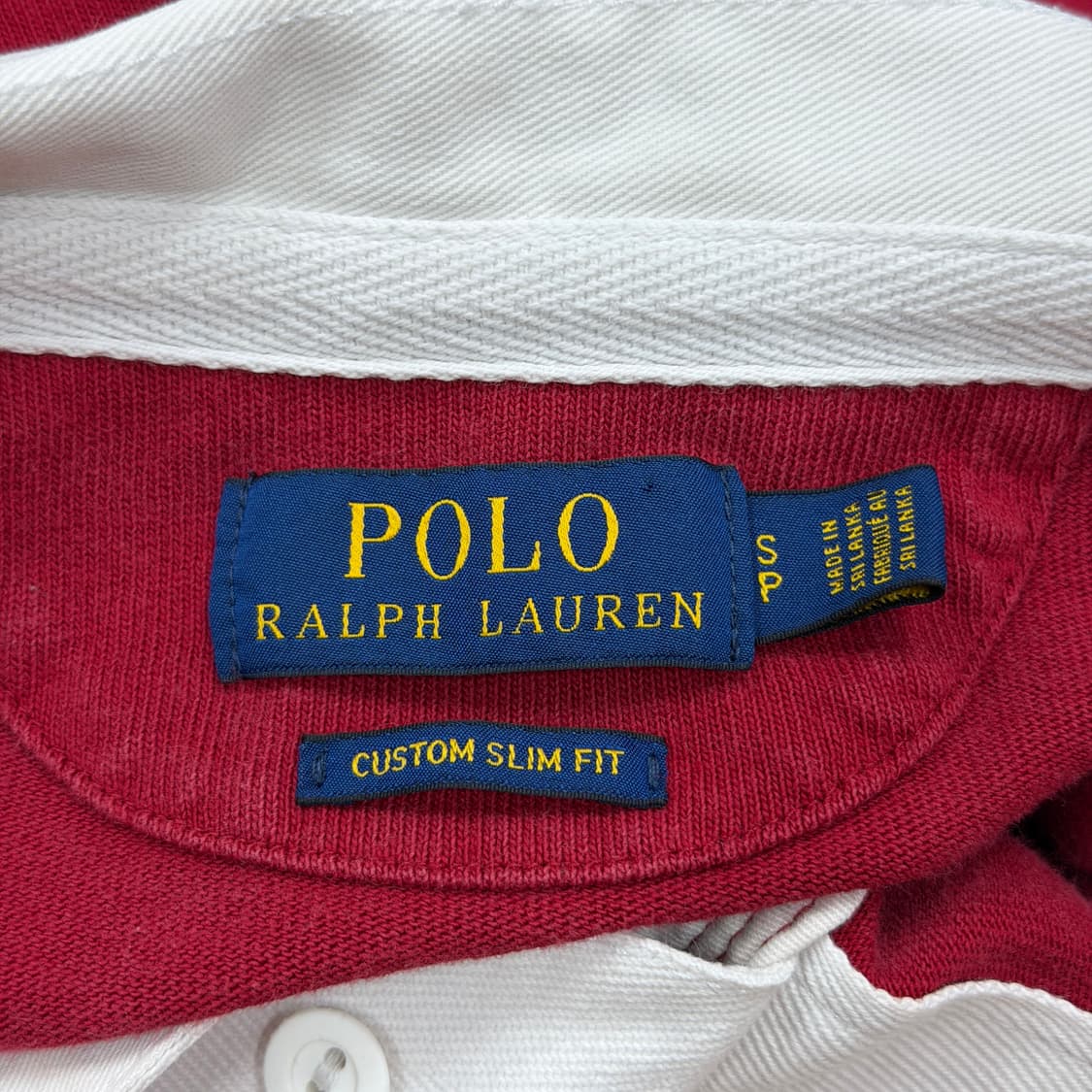 폴로 랄프로렌 빅포니 럭비 PK 긴팔 카라티 레드 S 상품이미지4