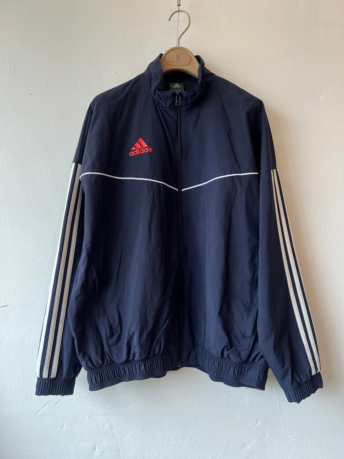 아디다스 남성 네이비 삼선바람막이자켓 매쉬바람막이점퍼  상품이미지2