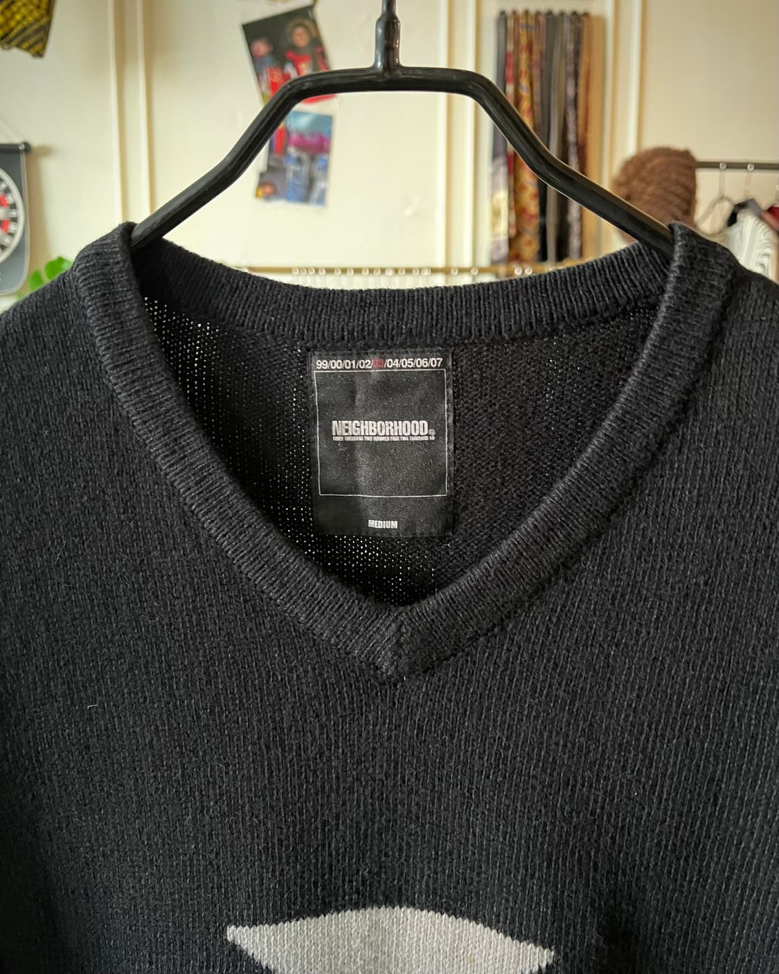 NEIGHBORHOOD 03ss Navajo Black Knit Vest 상품이미지4