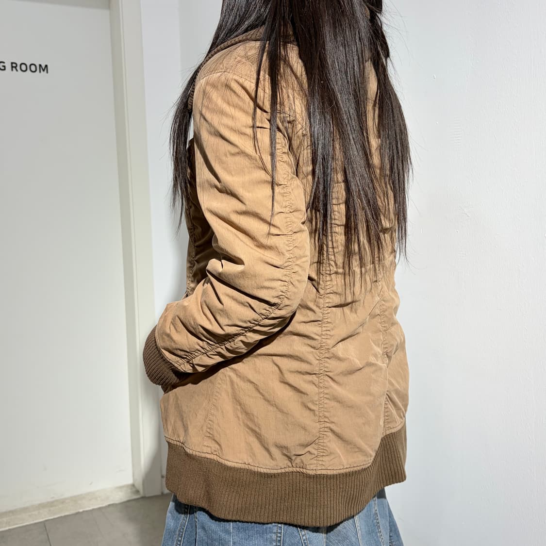 브라운 셔링 자켓 상품이미지4