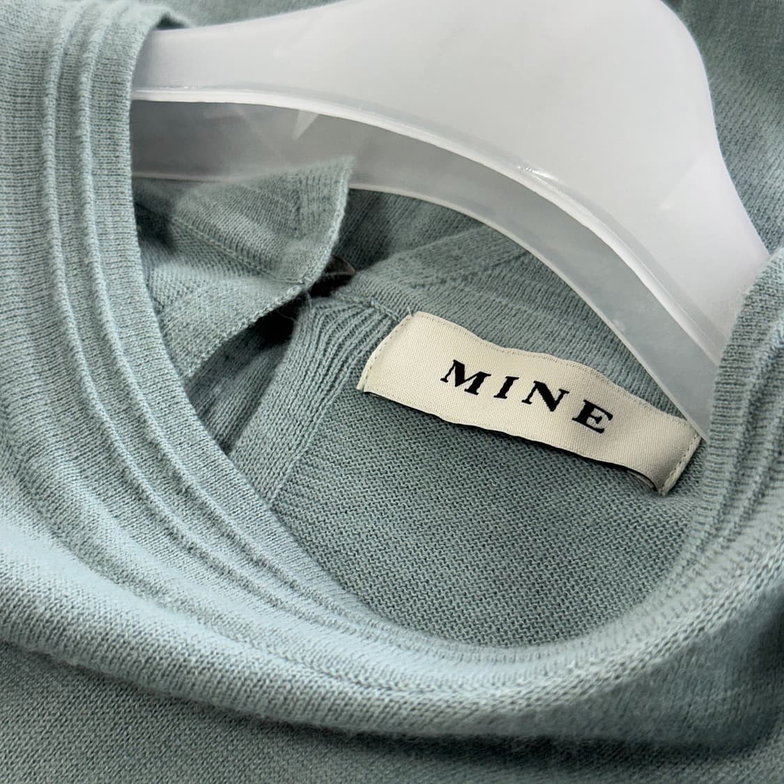 마인 MINE 커프스 포인트 울 니트 상품이미지2