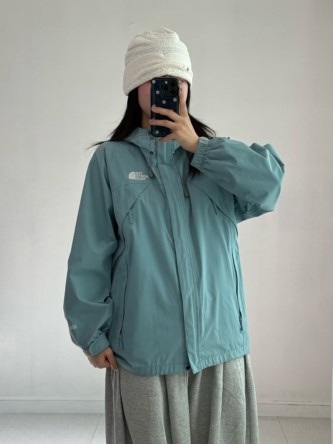 노스페이스 뮤트 민트 바람막이 상품이미지2