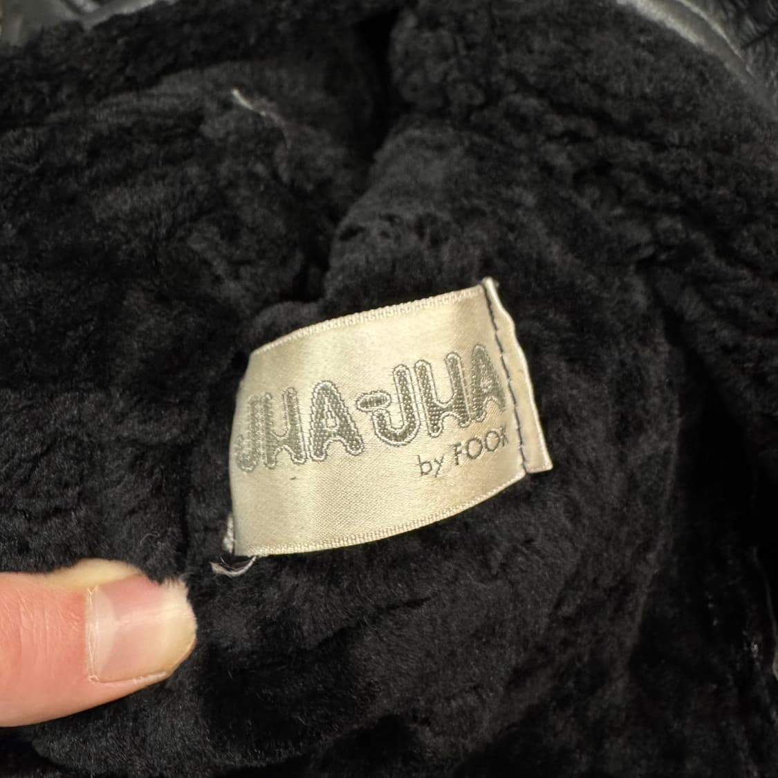 빈티지 퍼카라 롱 레더 코트 양가죽 전면 버튼 디테일 블랙 상품이미지6