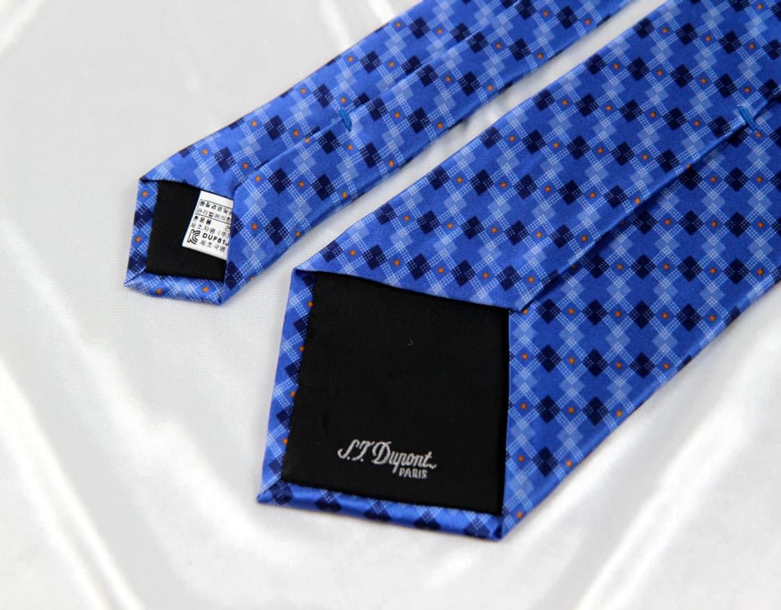 듀퐁 8.6cm 미사용 S등급 명품넥타이 S.T. DUPONT 상품이미지4