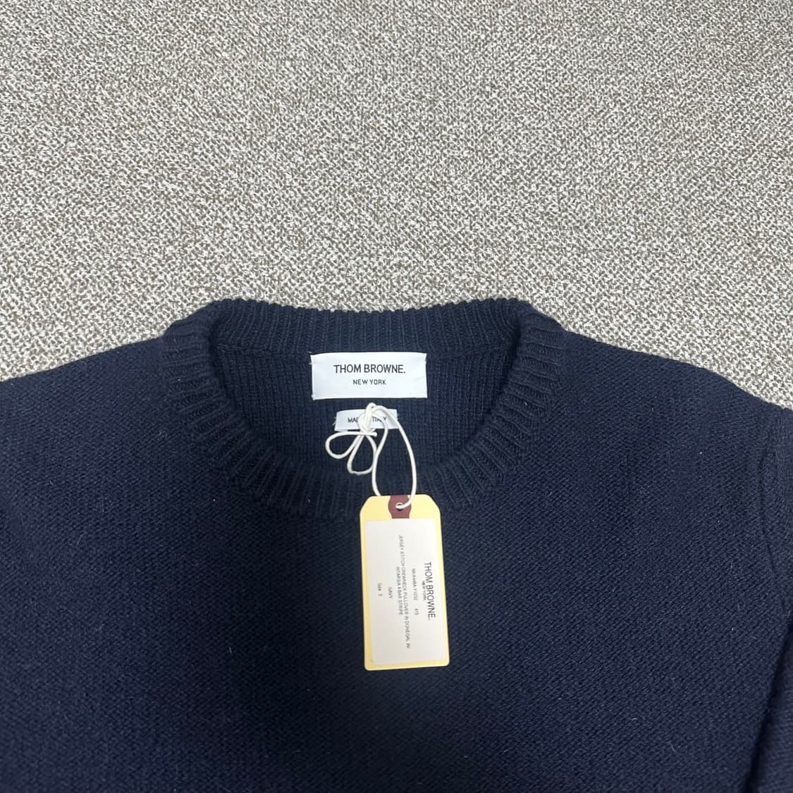 미시착 톰브라운 옆구리 사선니트 상품이미지3