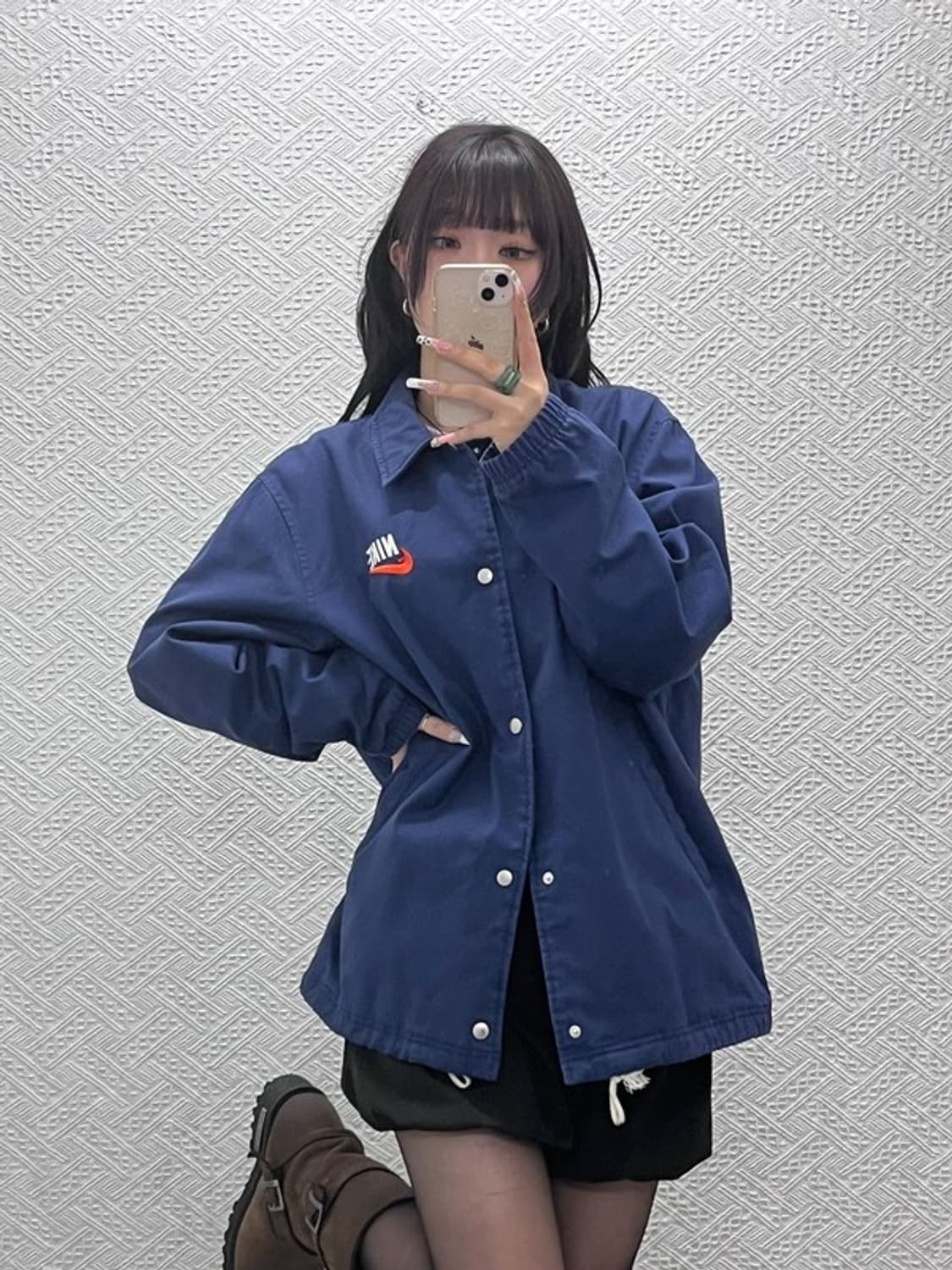 나이키 올드스쿨 레트로 WC 1 퀄팅 누빔 자켓 XXL C11235 상품이미지1