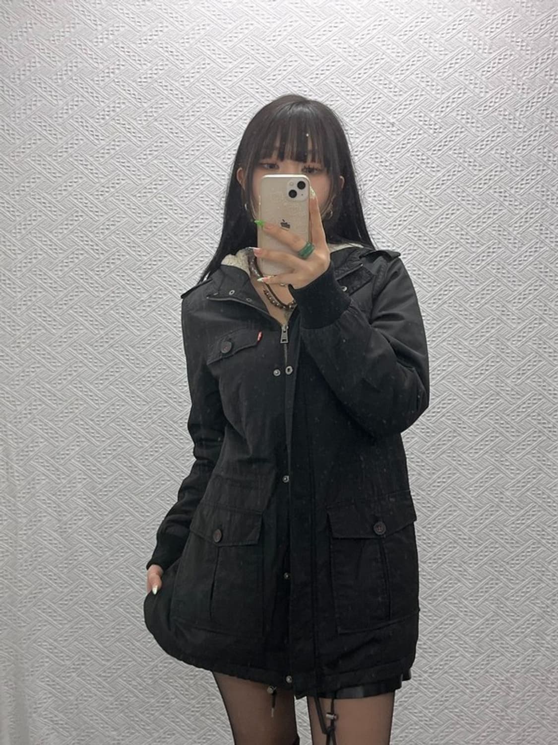 리바이스 빈티지 멀티포켓 양털 미디 야상 자켓 C09351 상품이미지2