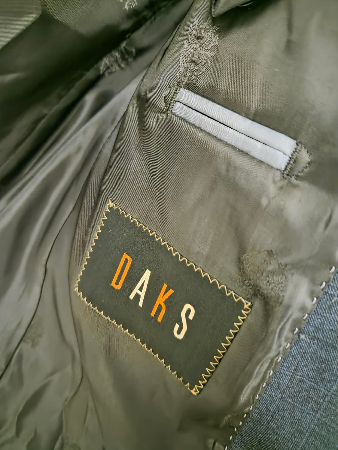 닥스 네이비 체크 정장 세트 (97/82) 상품이미지4