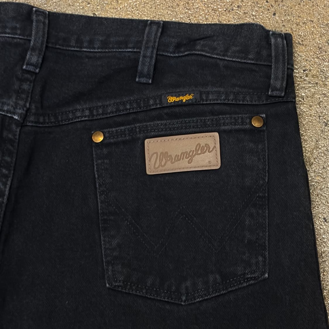 00s 미국 빈티지 랭글러 블랙진 청바지 상품이미지7