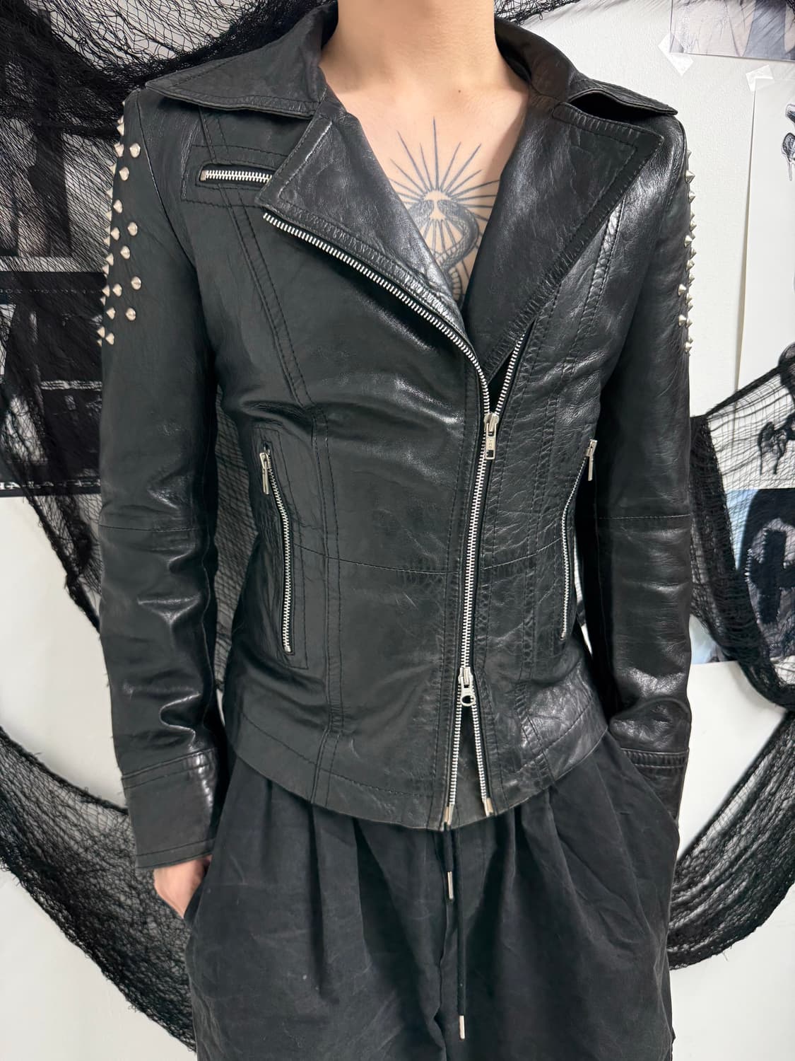 Leather jacket (양가죽) 상품이미지2
