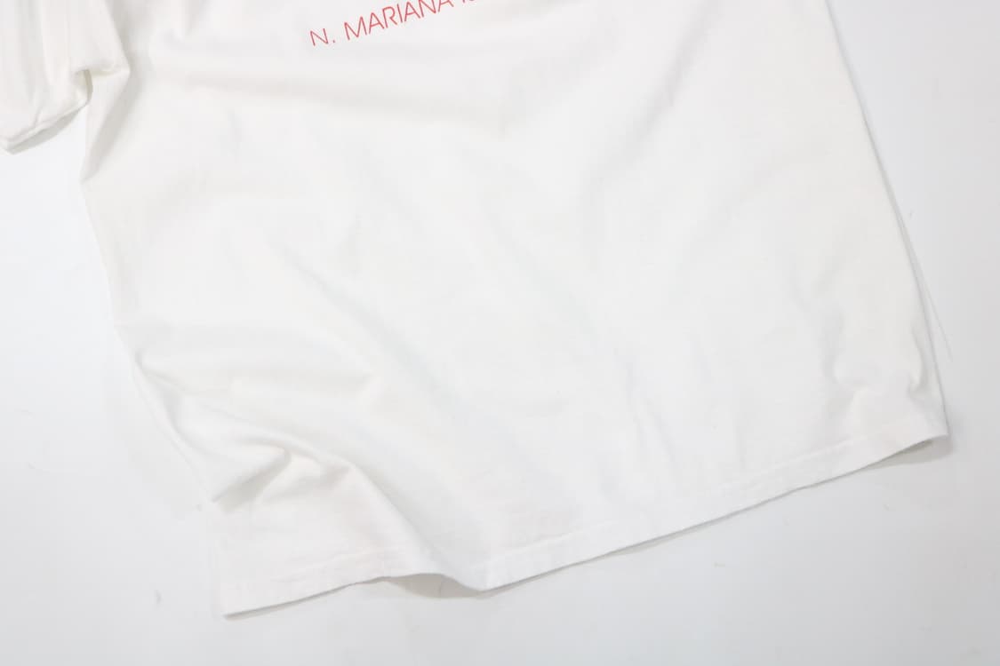 헤인즈 빈티지 사이판 라이프가드 그래픽 화이트 반팔티셔츠 (M) 상품이미지4