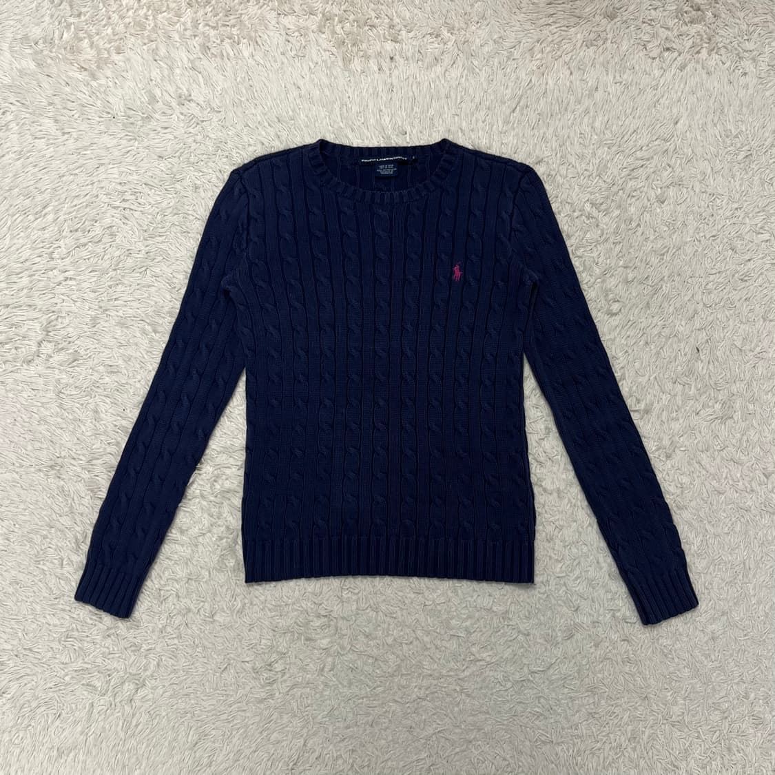 Polo Ralph Lauren navy cable knit 상품이미지4